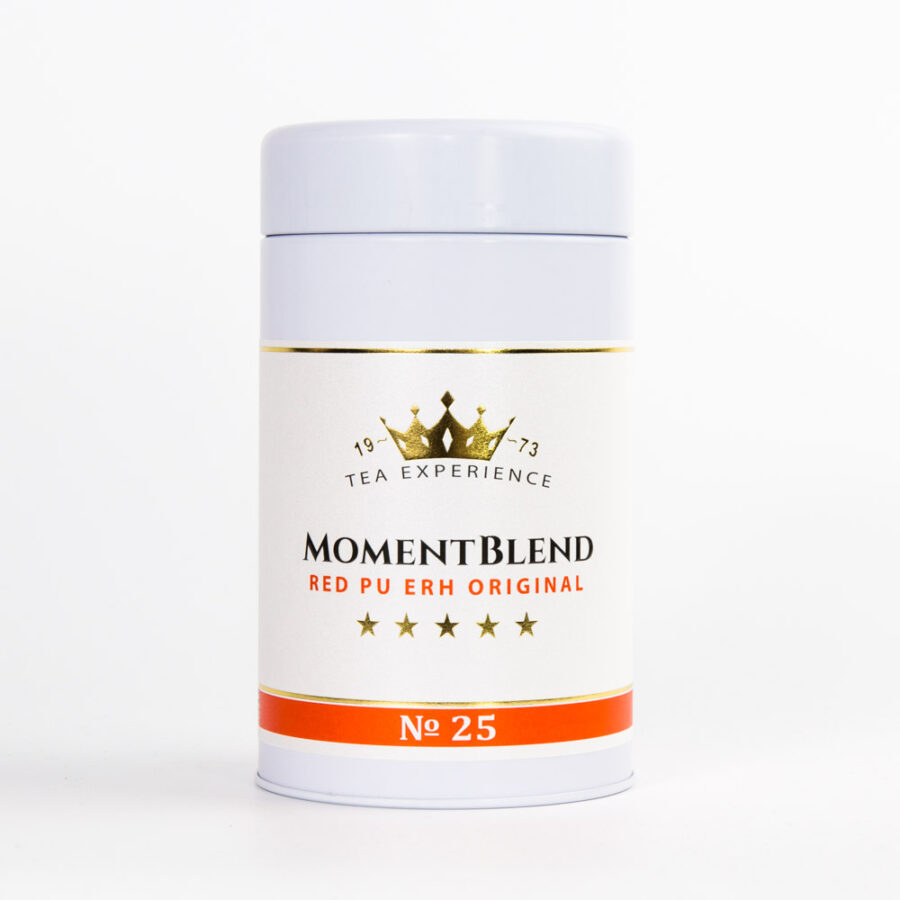 Pu Erh thee red - Red Pu Erh Original in wit MomentBlend theeblik